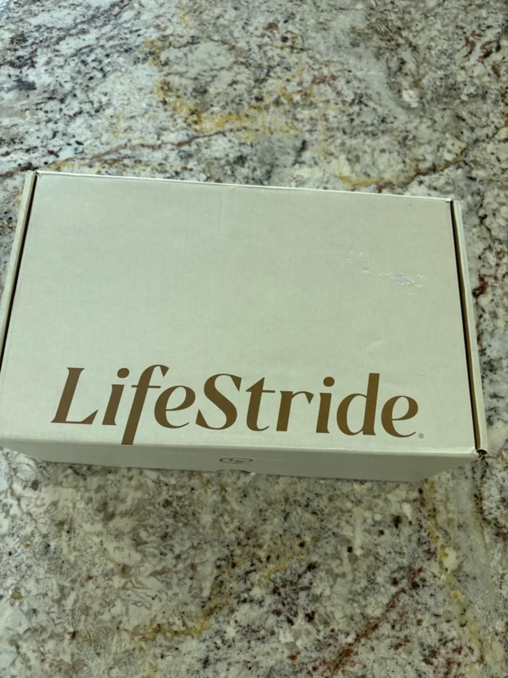 Life Stride Beige Open-Toe Slide Sandals - Picture 6 of 8